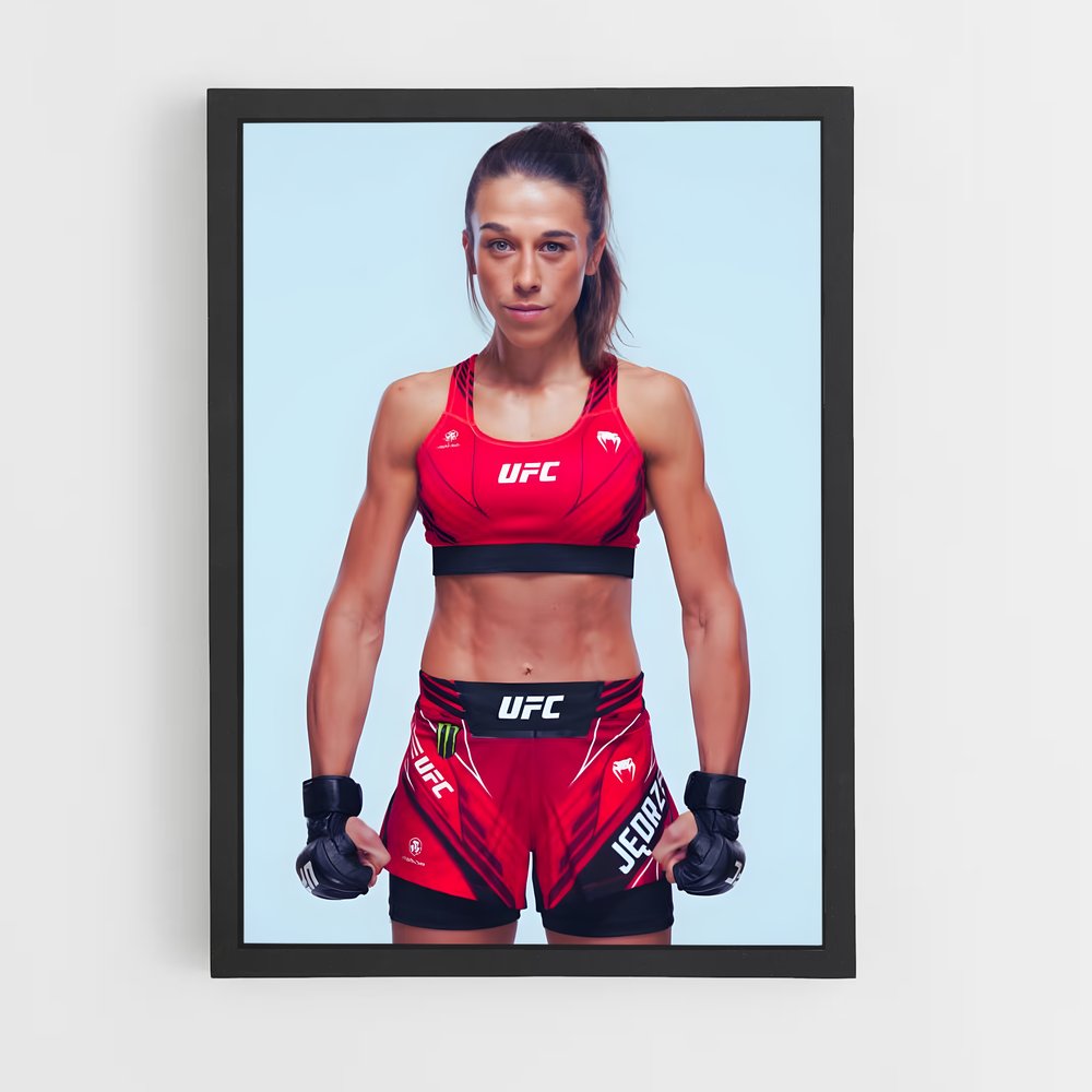Poster La Guerrière Inébranlable – affiche MMA (vue 2)